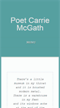 Mobile Screenshot of carriemcgath.com